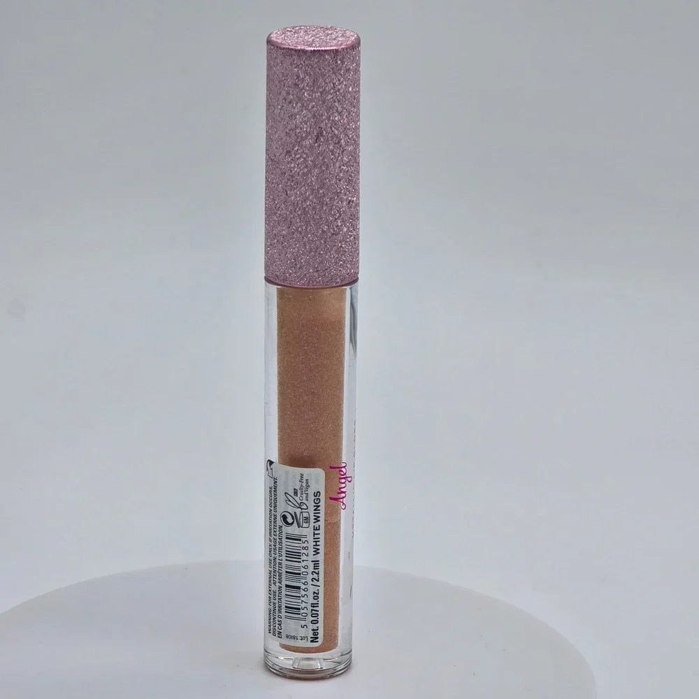 I Heart Revolution Metallic Lip Gloss White Wings Shimmer Champagne Bronze 2.2ml